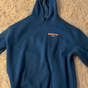 Blue whitefox hoodie size M/L